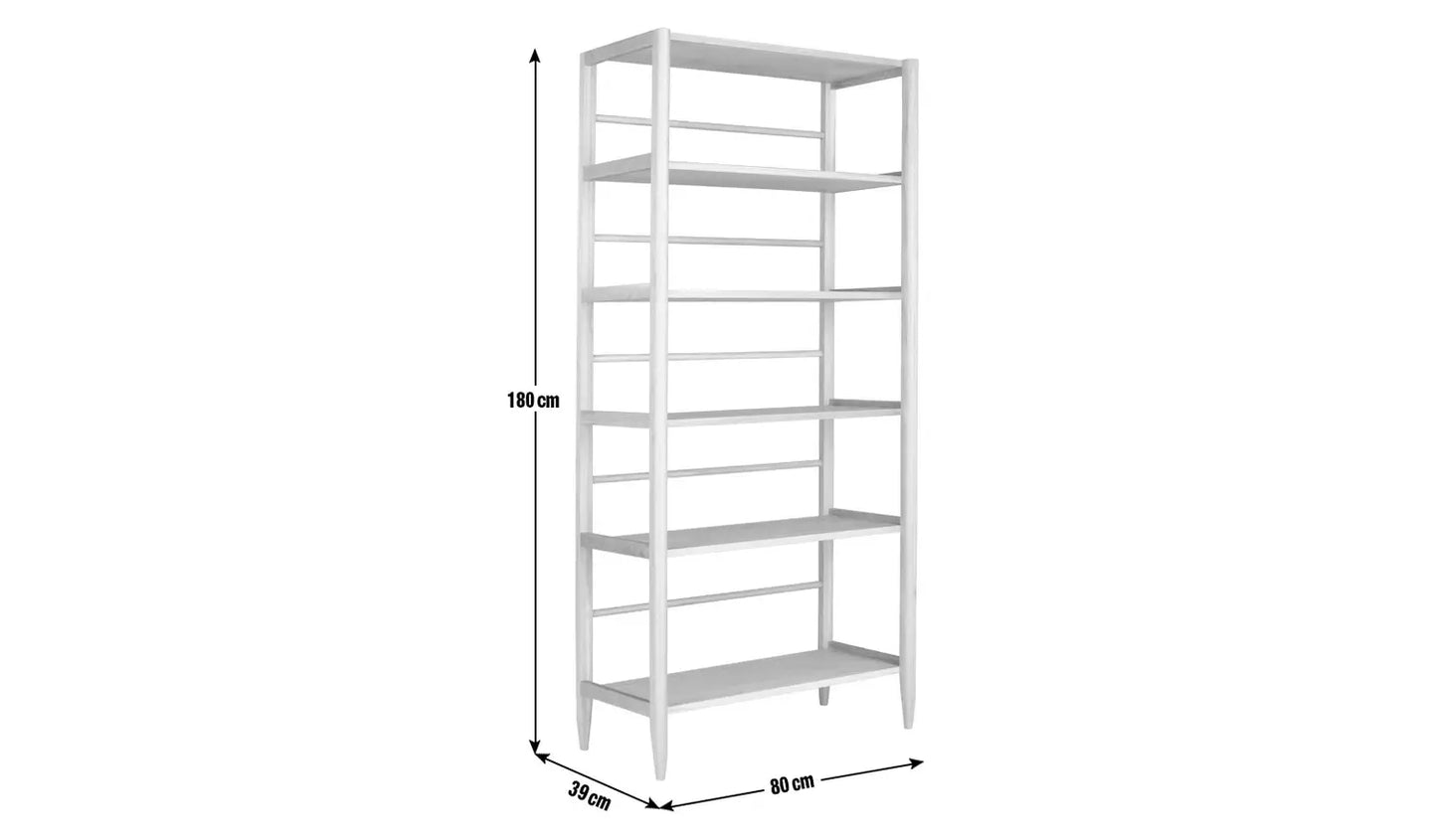 Assembled Habitat Cornelia Oak Veneer Bookcase